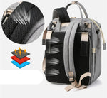 Bolso cambiador convertible en cuna
