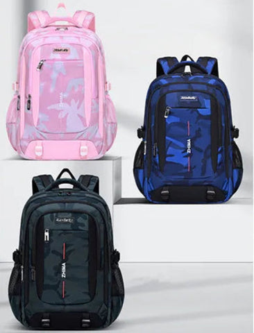 Zaino da cabina in tre colori: rosa, blu e nero