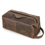 Trousse de Toilette Cuir Marron