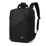 Zaino cabina 40x30x15 nero impermeabile vista frontale – Sac a Dos Cabine 40x30x15 | Sogaïa
