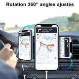 Support magnétique téléphone orientable