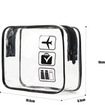 Trousse de Toilette Transparente pour Homme