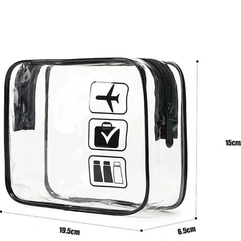 Trousse de Toilette Transparente pour Homme