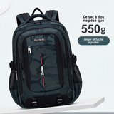 Zaino da cabina leggero in nylon nero