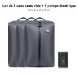 Lot de 3 sacs sous vide 46x35x20 cm et 1 pompe électrique