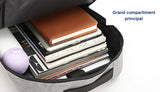 Grand compartiment principal du sac à dos homme ouvert
