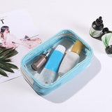 Trousse transparente colorée bleu ciel – Trousse Transparente Colorée | Sogaïa