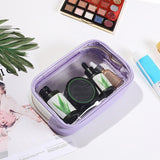 Trousse transparente colorée violet – Trousse Transparente Colorée | Sogaïa