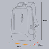 Dimensions du sac à dos antivol : 40 x 30 x 15 cm