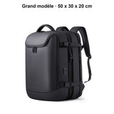 Sac à dos sous vide grand modèle 50x30x20 cm noir