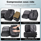 Utilisation du compartiment de compression sous vide en 4 étapes