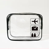 Trousse de Toilette Transparente pour Homme