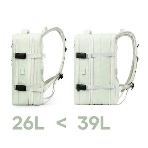 Vente Flash Sac à dos cabine 45x36x20 intérieur compartiments – Sac à Dos Voyage Cabine Extensible 45x36x20 Sogaïa™ | Sogaïa