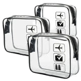 Trousse de Toilette Transparente pour Homme