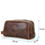 Sogaïa™ Personalized Leather Toiletry Bag for Men