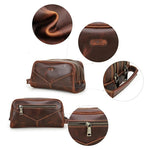 حقيبة أدوات تواليت جلدية مخصصة للرجال من Sogaïa™ Sogaïa™