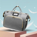 Convertible Diaper Bag into Bassinet Bed