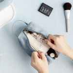 Women's Velvet Toiletry Bag Set