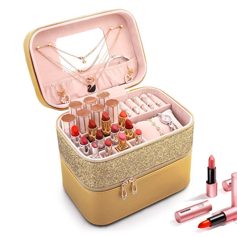 Vanity Case Nocibé Transparent - Coffret à Maquillage Plexi - Occasion