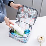 Transparent Flamingo Toiletry Bag