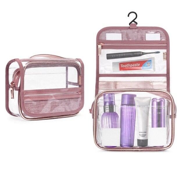 Lot De 2 Trousses De Toilette Transparentes TSA, Format Quart (voyage) - Neuves