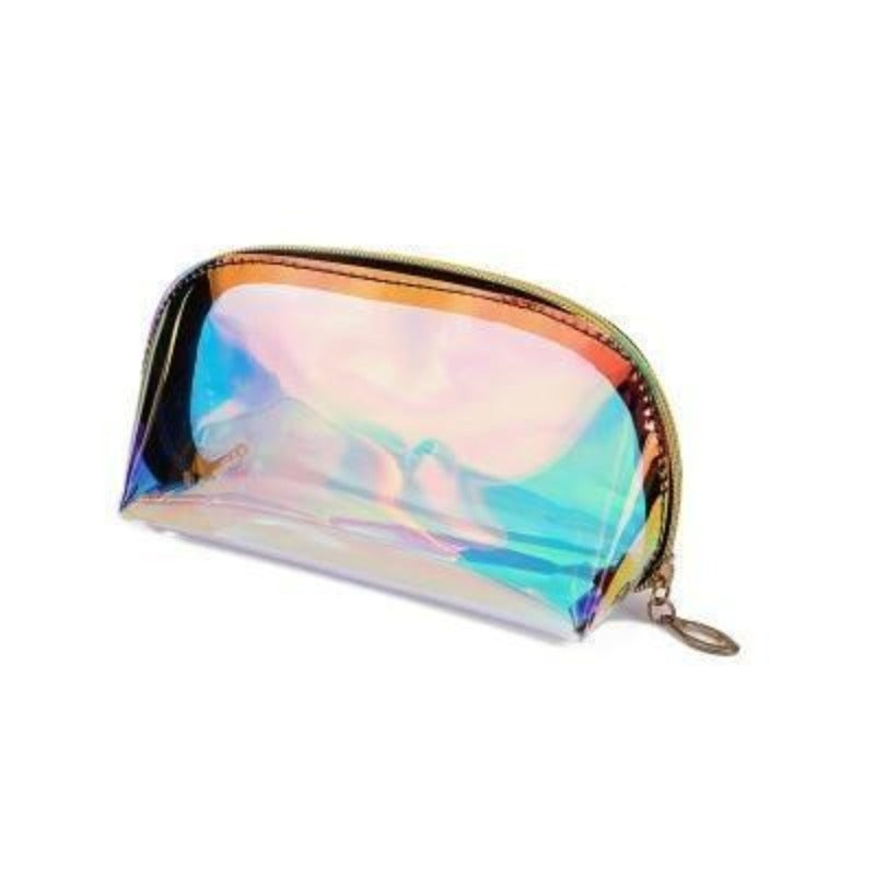 Trousse Maquillage Transparente Ou Holographique