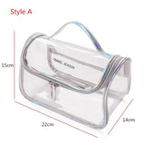 Transparent Airplane Toiletry Bag