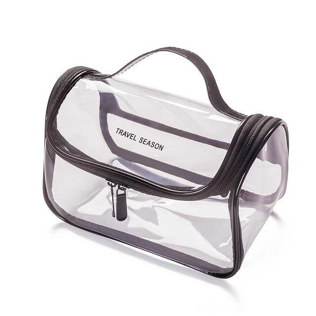 Transparent Airplane Toiletry Bag