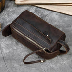 Vintime™ Vintage Leather Toiletry Bag