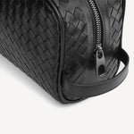 Braided Leather Wash Bag for Men Roldan™