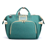 Sac à Langer Transformable en Lit Couffin Vert