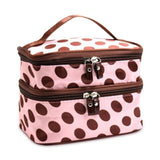 Women's Toiletry Bag with Multiple Compartments