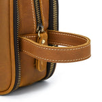 Sogaïa™ Double Compartment Leather Toiletry Bag