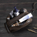 Sogaïa™ Personalized Leather Toiletry Bag for Men