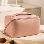 Trousse Maquillage Double Compartiment Rose