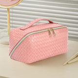 Double Compartment Cosmetic Bag