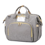 Convertible Diaper Bag into Bassinet Bed